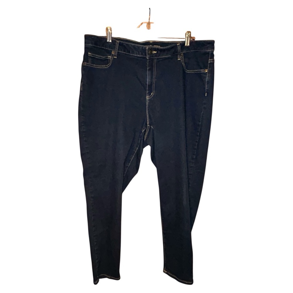 Michael Kors Womens‎ Izzy Skinny Jeans Dark Wash Stretch Denim Size 20W